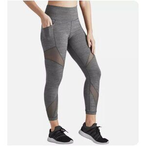 Member's Mark Women’s Medium Compression Ankle Legging Charcoal Grey Hea…